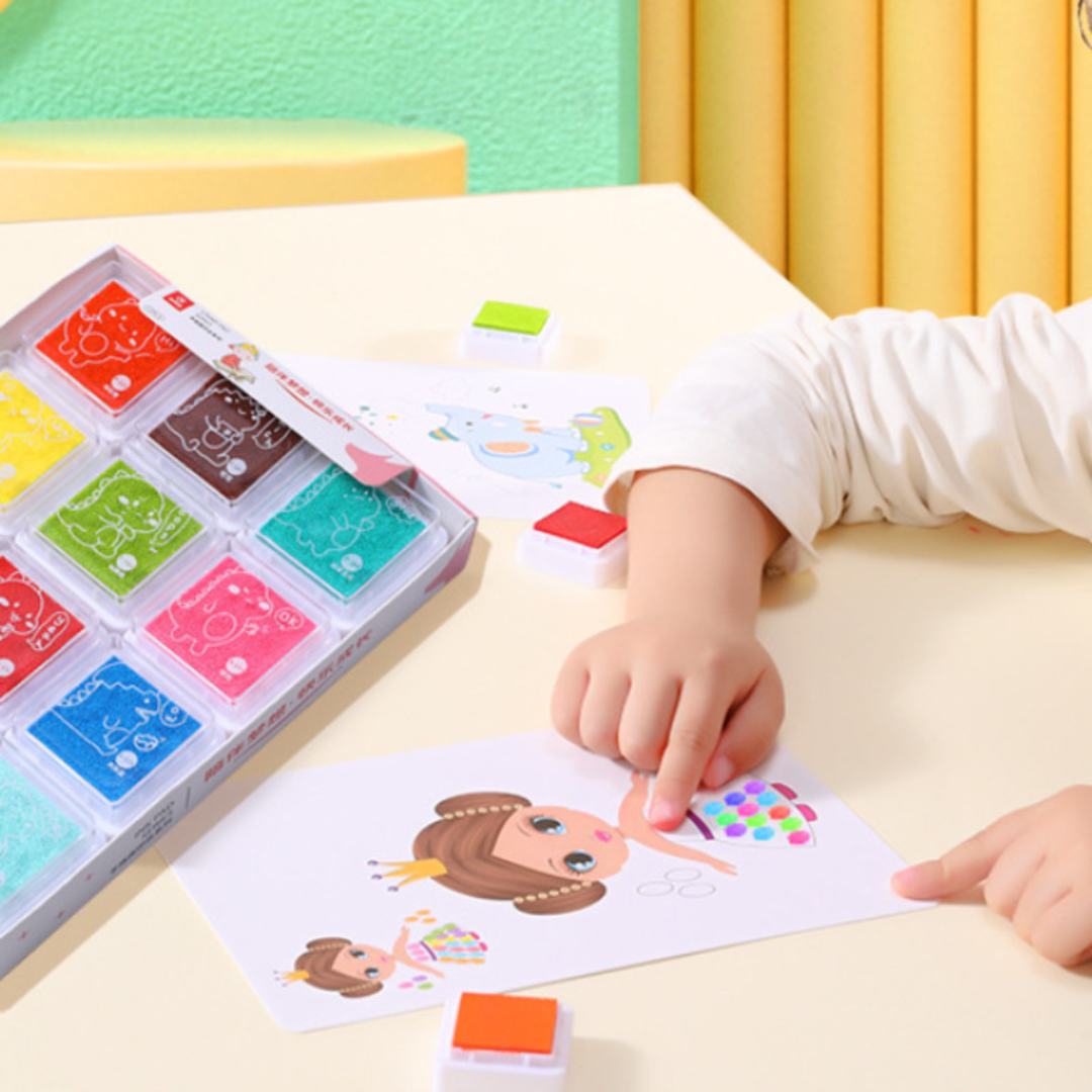Jeu Créatif D’empreintes Digitales
