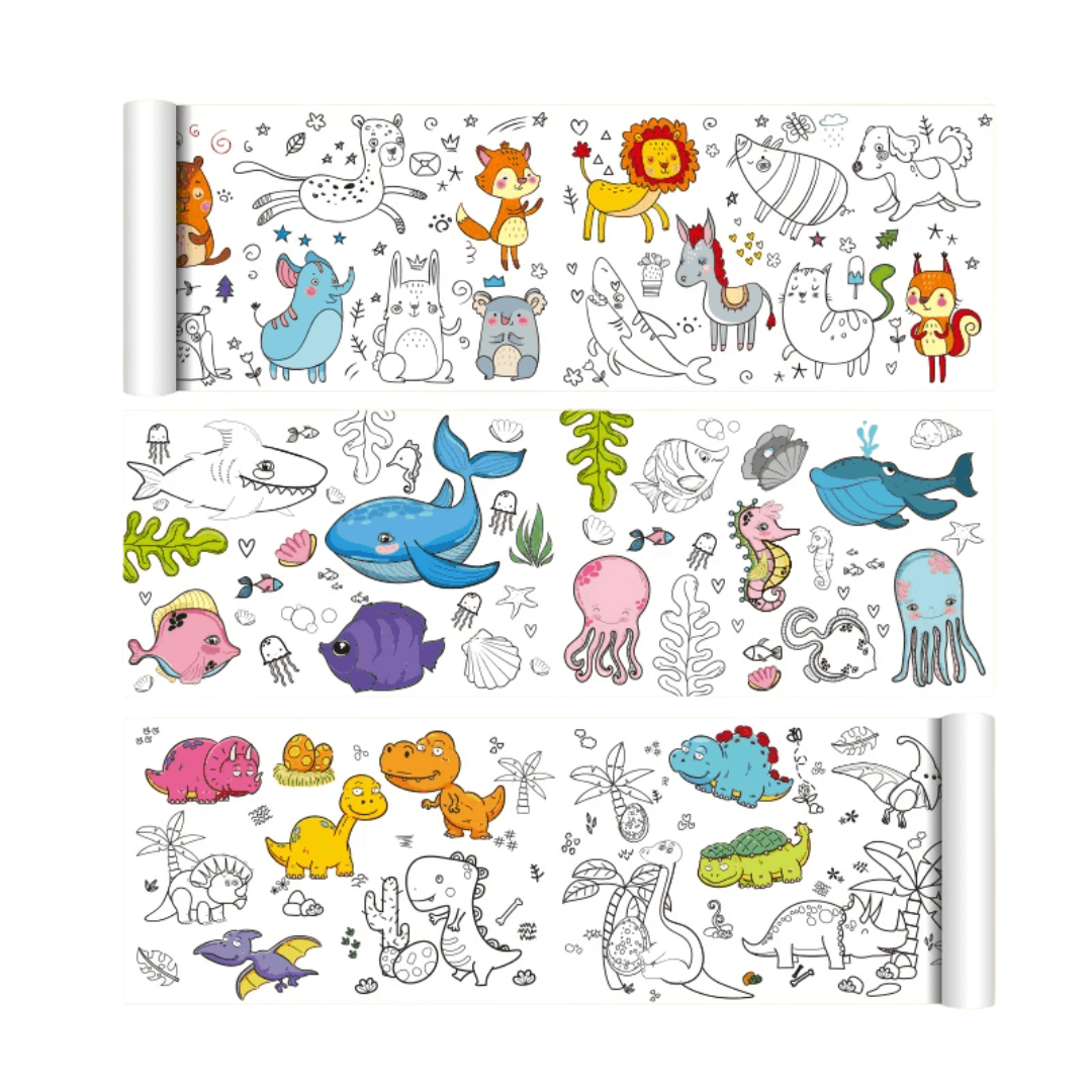 Rouleau de Coloriage Educatif