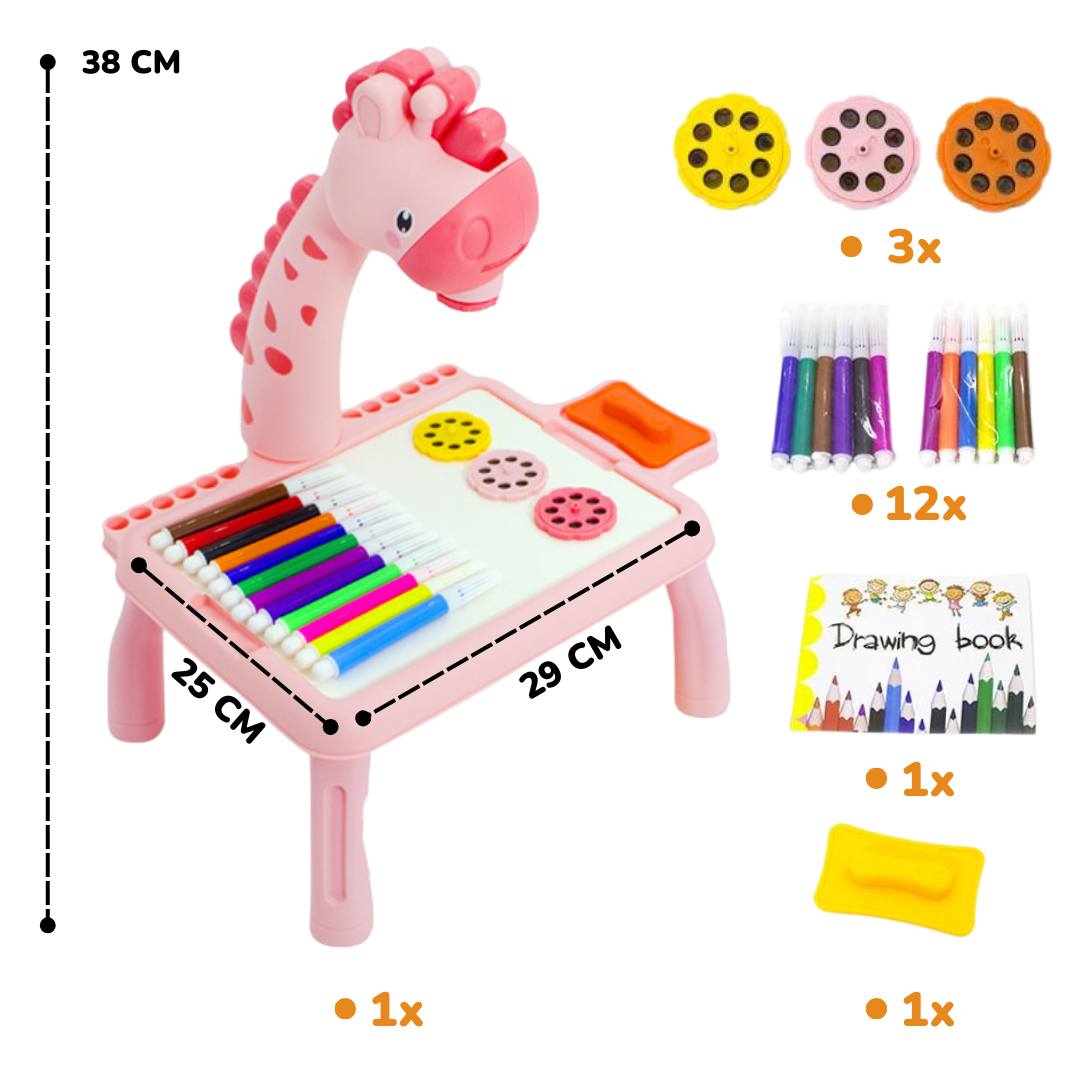 Table Kids - Giraffe Drawing Projector Table