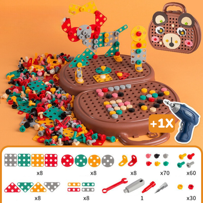 Boîte à outils Montessori – apprendre à réparer et à construire