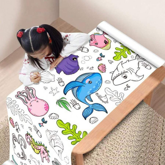 Rouleau de Coloriage Educatif