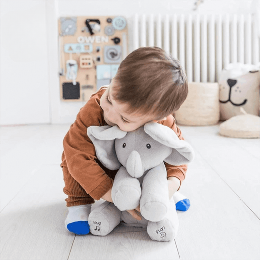 Éléphant en Peluche Chantant
