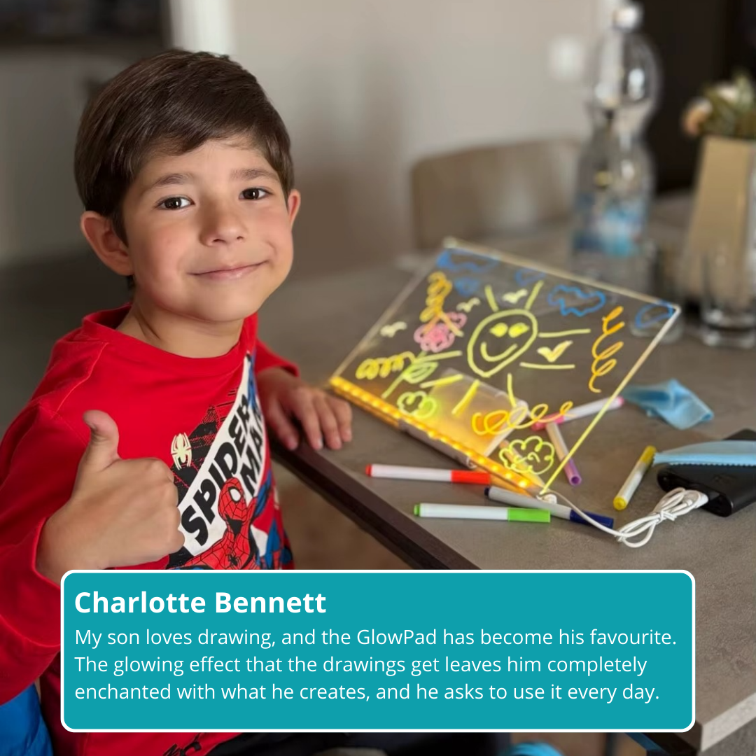 GlowPad Kids : Le Tableau de Dessin Lumineux
