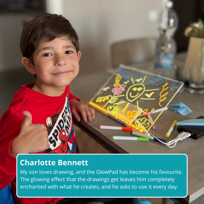 GlowPad Kids : Le Tableau de Dessin Lumineux