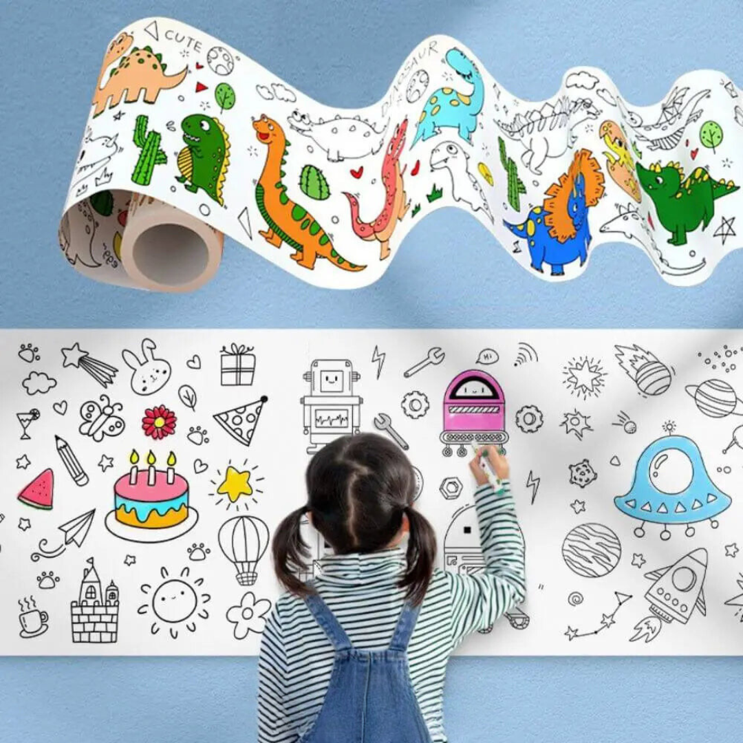 Rouleau de Coloriage Educatif