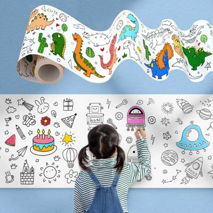 Rouleau de Coloriage Educatif
