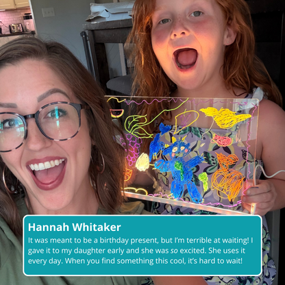 GlowPad Kids : Le Tableau de Dessin Lumineux