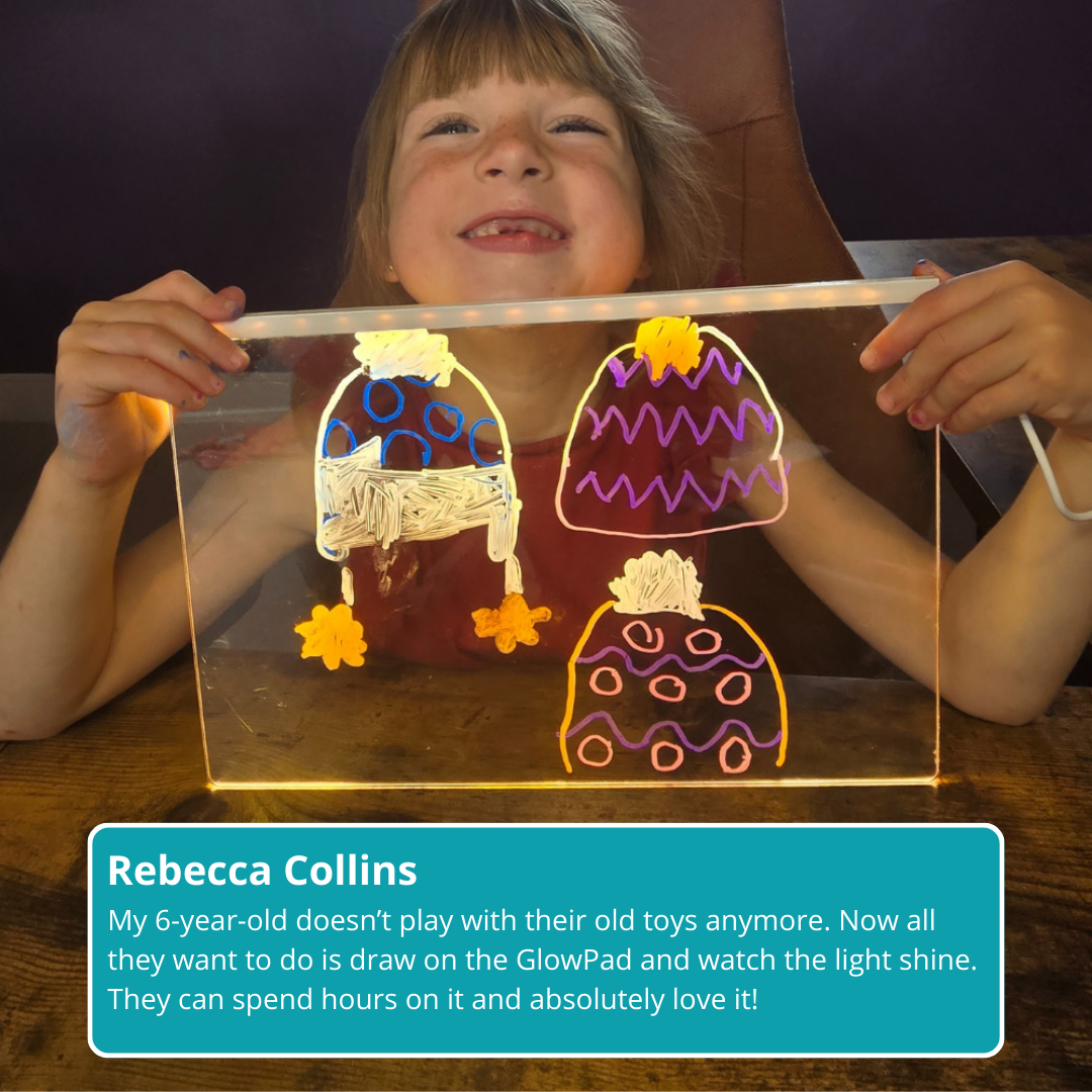 GlowPad Kids : Le Tableau de Dessin Lumineux