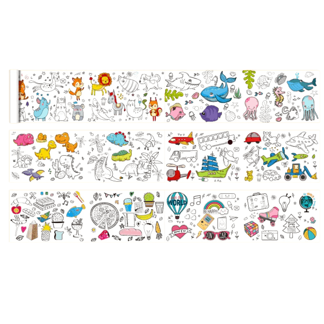 Rouleau de Coloriage Educatif