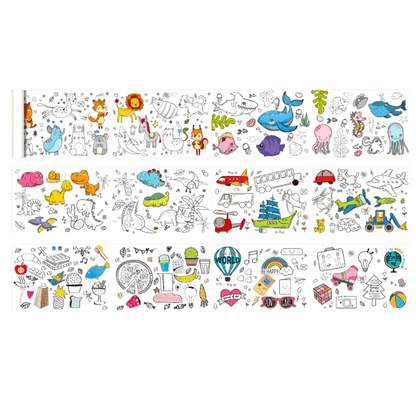 Rouleau de Coloriage Educatif