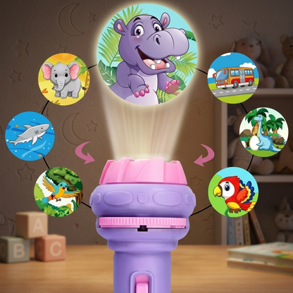 Lampe Projecteur d'Histoires Enfant - 10 Disques (80 Images