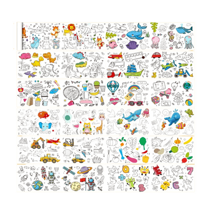 Rouleau de Coloriage Educatif