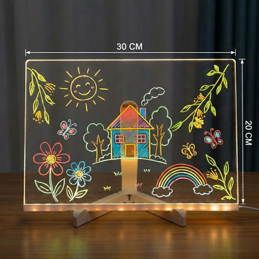 GlowPad Kids : Le Tableau de Dessin Lumineux