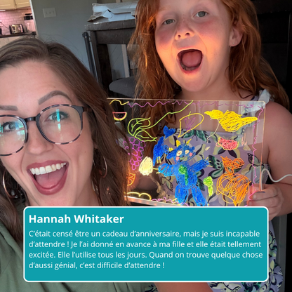 GlowPad Kids : Le Tableau de Dessin Lumineux