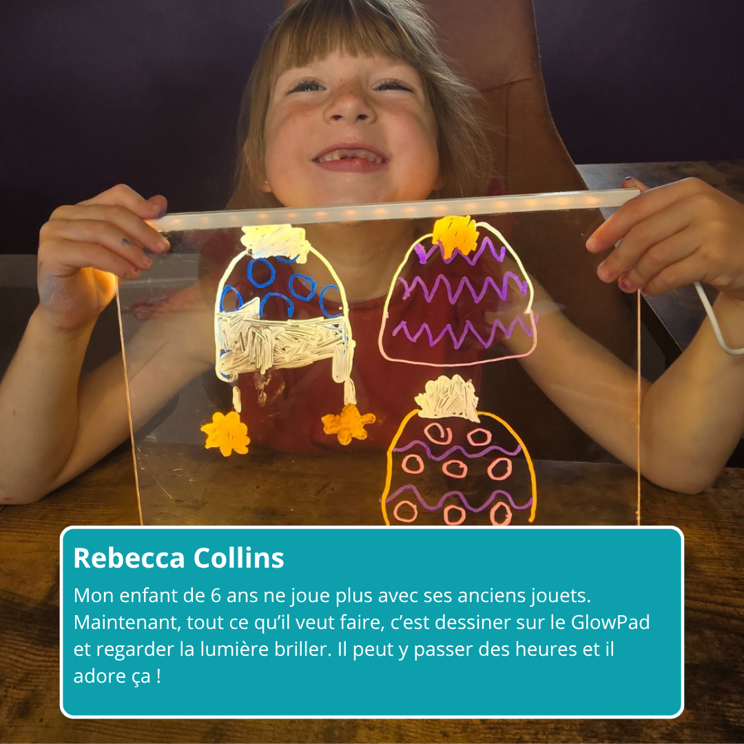 GlowPad Kids : Le Tableau de Dessin Lumineux