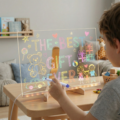 GlowPad Kids : Le Tableau de Dessin Lumineux