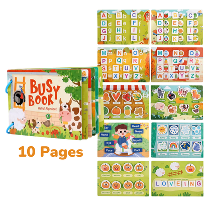 Busy Book - Interactive Montessori Learning Book