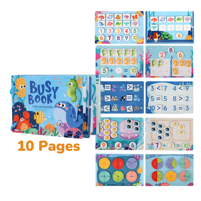 Busy Book - Interactive Montessori Learning Book