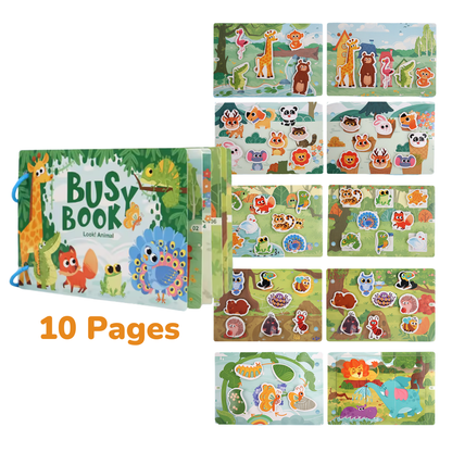 Busy Book - Interactive Montessori Learning Book