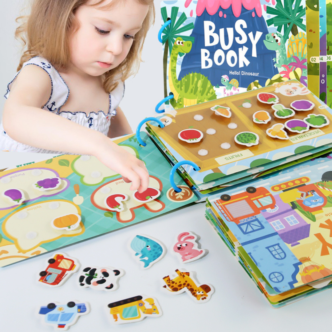 Busy Book - Interactive Montessori Learning Book