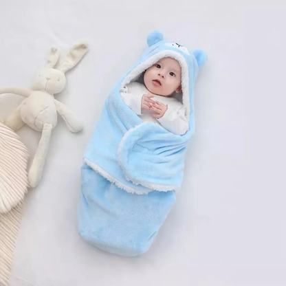 Cloud-Soft Baby Swaddle - Cosy Hooded Sleep Wrap