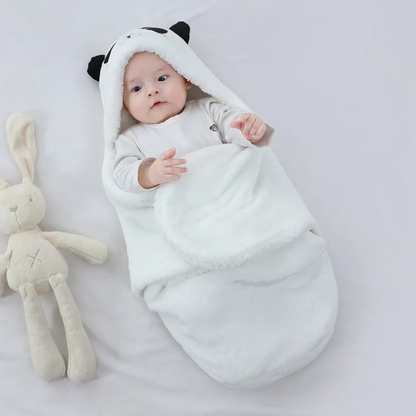 Cloud-Soft Baby Swaddle - Cosy Hooded Sleep Wrap