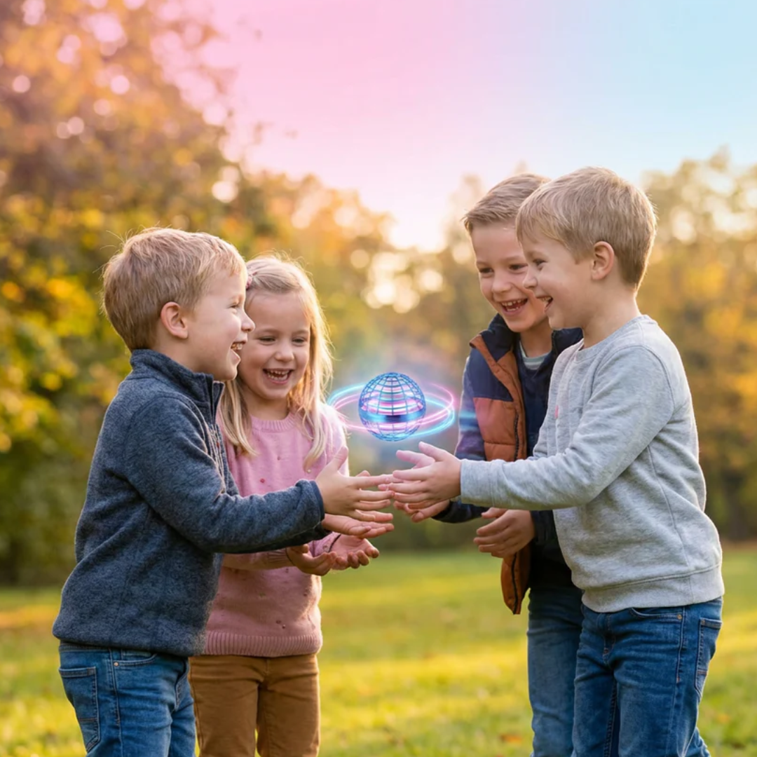 Cosmic LED Flying Orb | Hand-Controlled Interactive Spinner