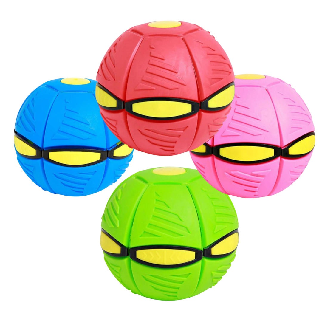 Magic Flying Saucer Ball - Deformable Elastic Bouncing Disc