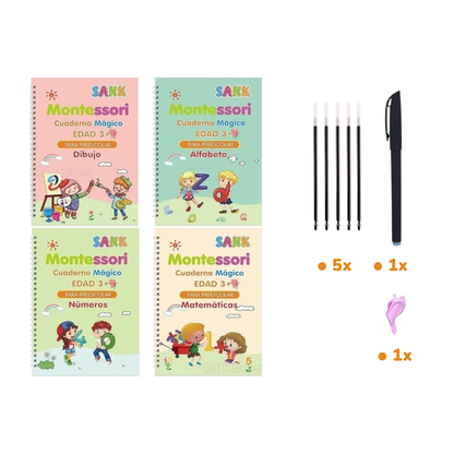 Magic Practice Copybook - Reusable Handwriting Workbook Set