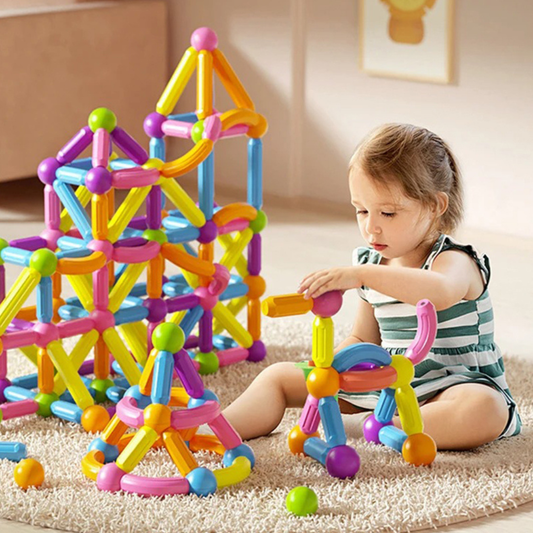 Magneti Stix - 3D Magnetic Building Blocks Set