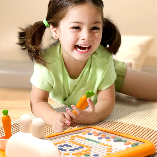 Magnetic Drawing Board - Creative Bunny Bead Pad