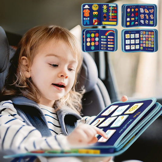 Montessori Activity Board - Sensory Fine Motor Skills Toy