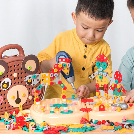 Montessori Tool Kit - 3D Creative Building & Drill Set