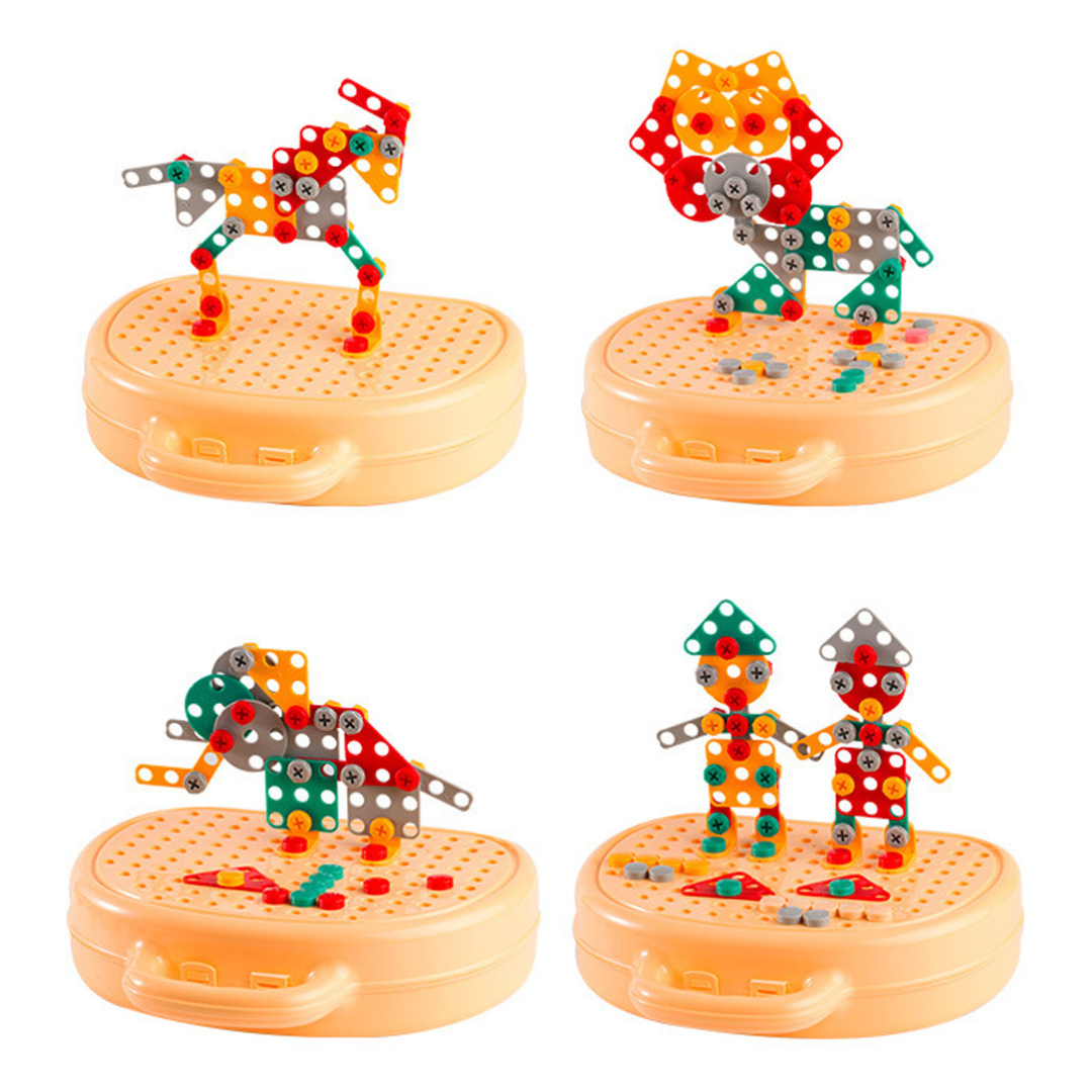 Montessori Tool Kit - 3D Creative Building & Drill Set
