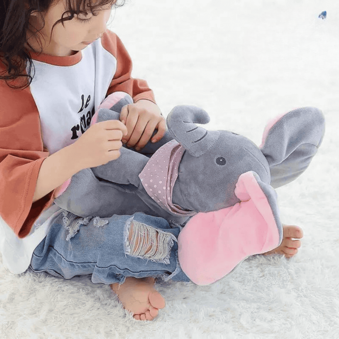 Musical Elephant - Interactive Peek-A-Boo Plush