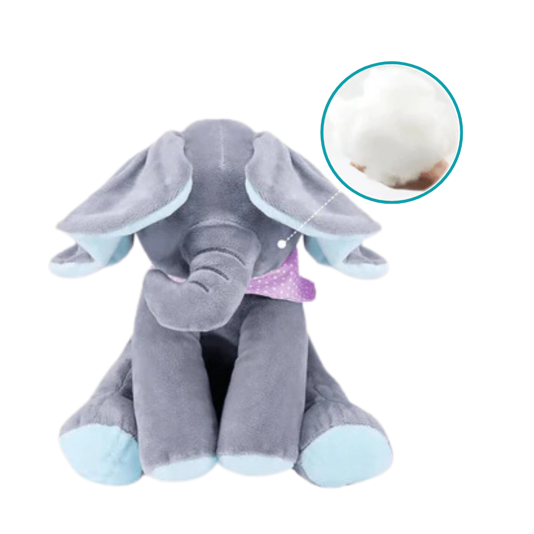 Musical Elephant - Interactive Peek-A-Boo Plush