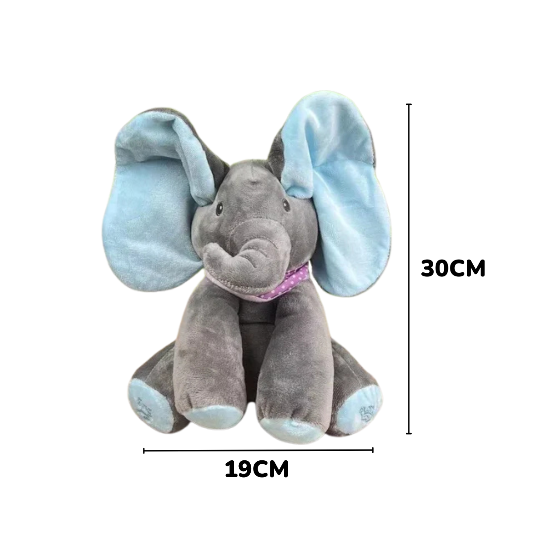 Musical Elephant - Interactive Peek-A-Boo Plush