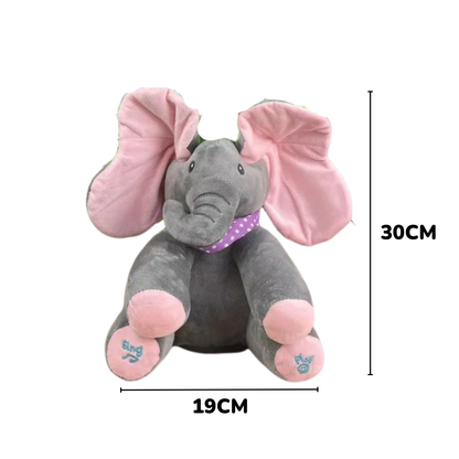 Musical Elephant - Interactive Peek-A-Boo Plush