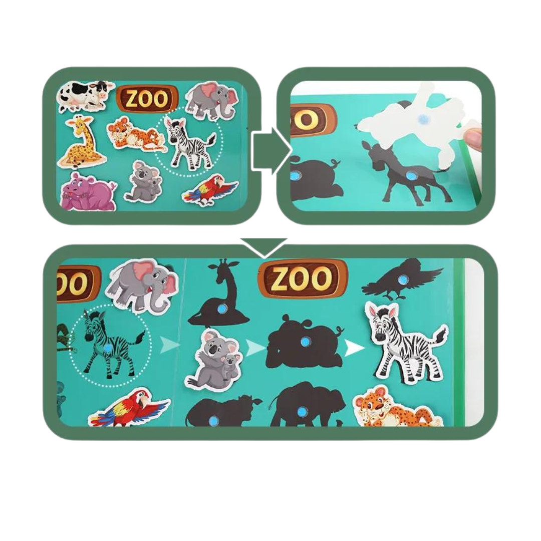 Quiet Book - Interactive Montessori Busy Book