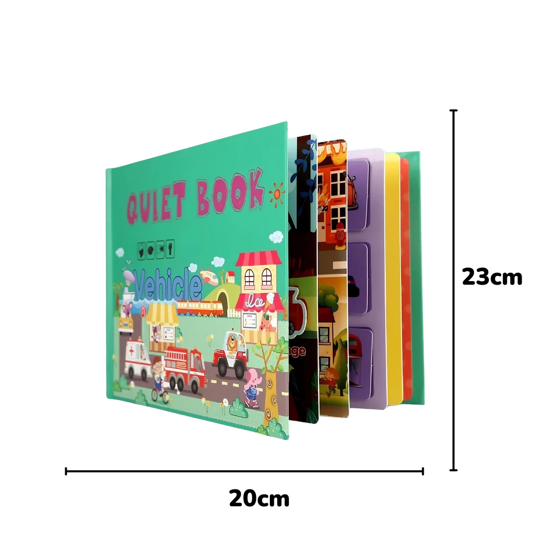 Quiet Book - Interactive Montessori Busy Book
