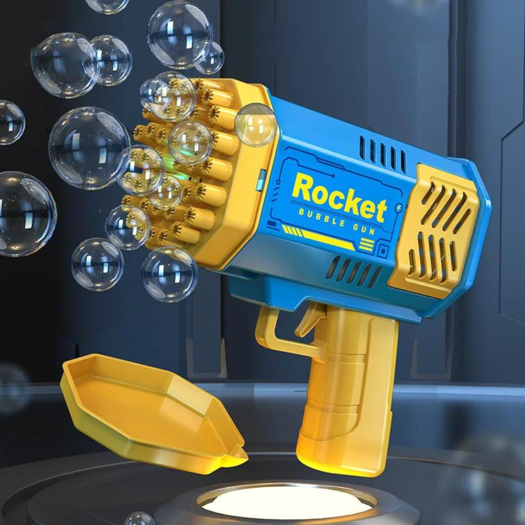 Rocket Bubble Bazooka - LED Multi-Hole Blaster