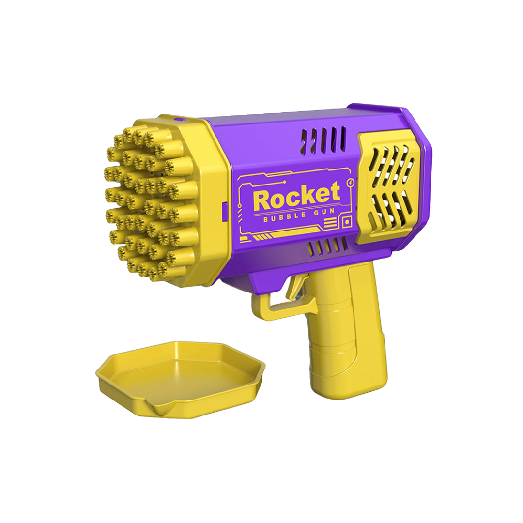 Rocket Bubble Bazooka - LED Multi-Hole Blaster