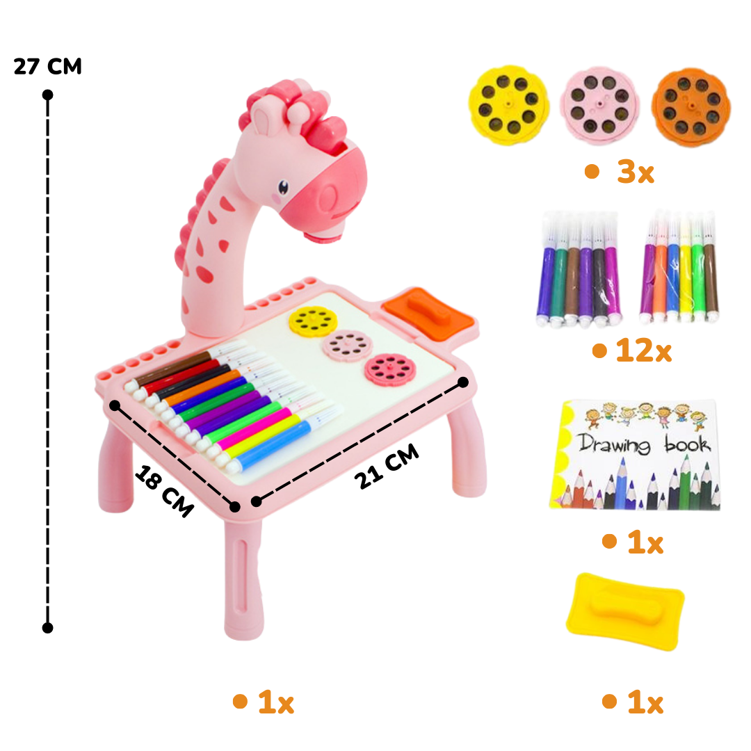 Table Kids - Giraffe Drawing Projector Table