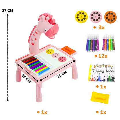 Table Kids - Giraffe Drawing Projector Table