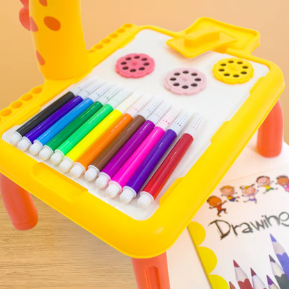 Table Kids - Giraffe Drawing Projector Table