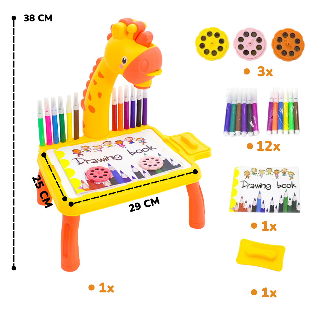 Table Kids - Giraffe Drawing Projector Table